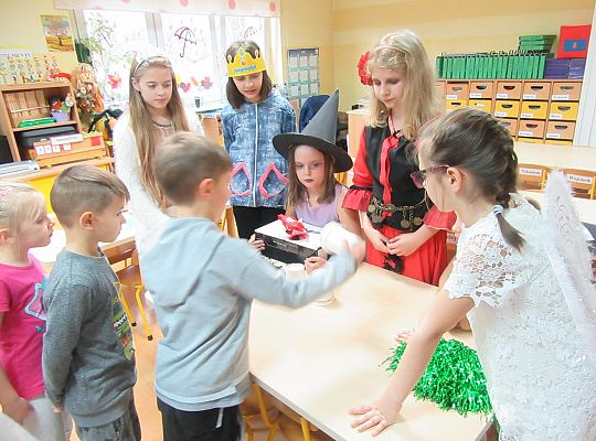 Andrzejki w grupie IV-współpraca ze Szkołą Podstawową nr 5