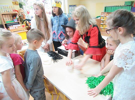 Andrzejki w grupie IV-współpraca ze Szkołą Podstawową nr 5