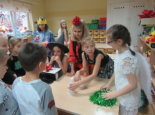 Andrzejki w grupie IV-współpraca ze Szkołą Podstawową nr 5