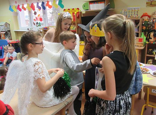 Andrzejki w grupie IV-współpraca ze Szkołą Podstawową nr 5