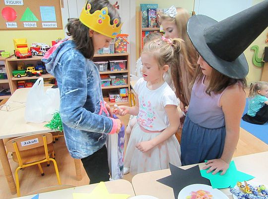 Andrzejki w grupie IV-współpraca ze Szkołą Podstawową nr 5