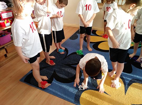 Ćwiczenia gimnastyczne w grupie III