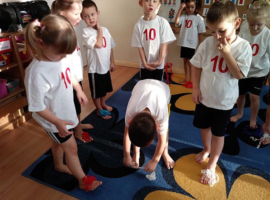 Ćwiczenia gimnastyczne w grupie III