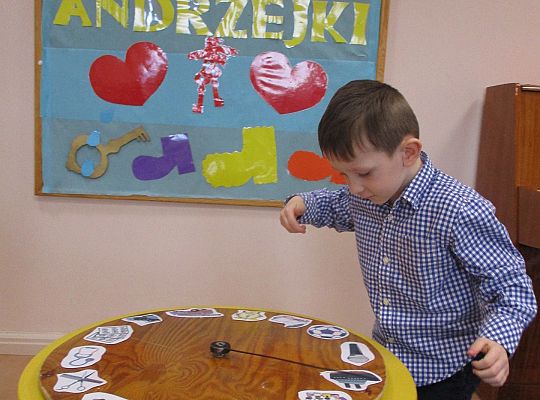 Andrzejki w przedszkolu
