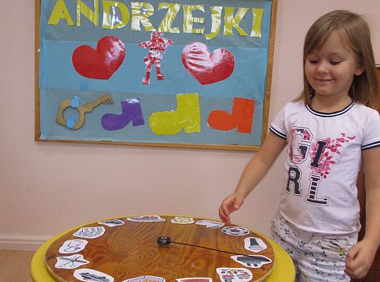 Andrzejki w przedszkolu