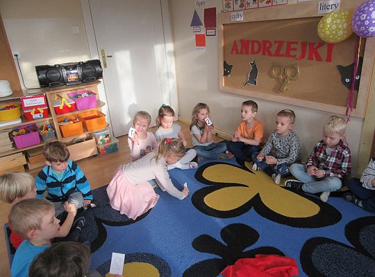 Andrzejki w przedszkolu