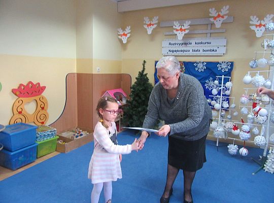 Rozstrzygnięcie konkursu "Najpiękniejsza biała bombka"