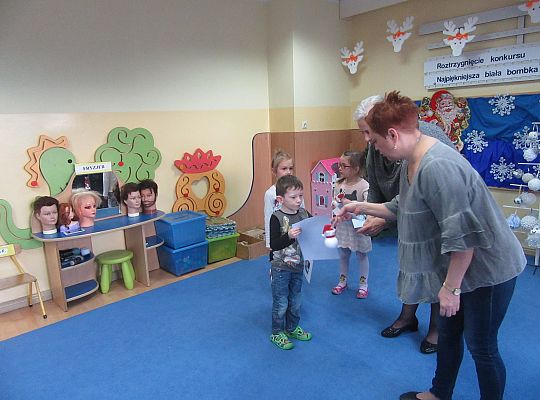 Rozstrzygnięcie konkursu "Najpiękniejsza biała bombka"