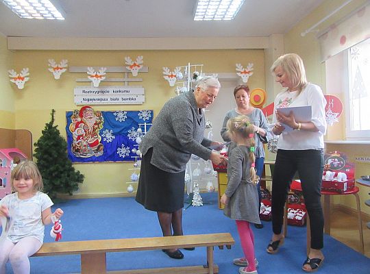 Rozstrzygnięcie konkursu "Najpiękniejsza biała bombka"