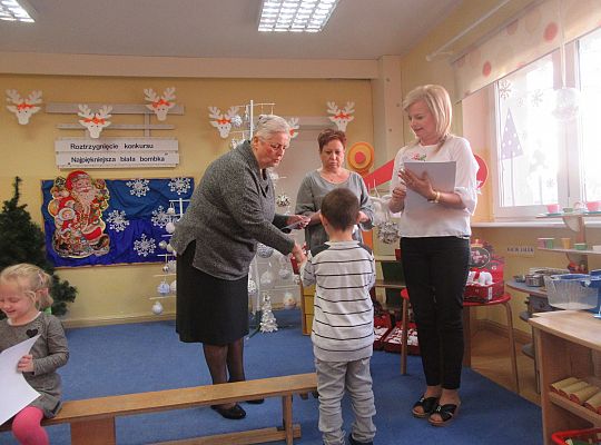Rozstrzygnięcie konkursu "Najpiękniejsza biała bombka"
