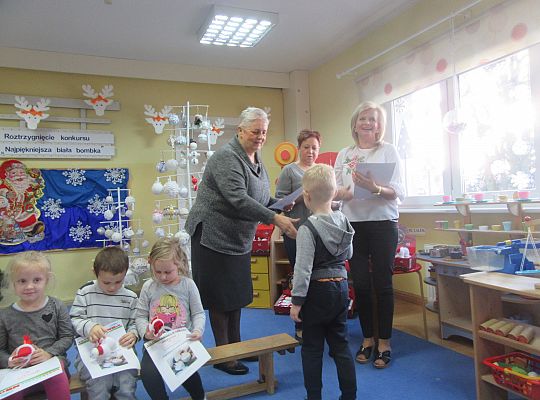 Rozstrzygnięcie konkursu "Najpiękniejsza biała bombka"