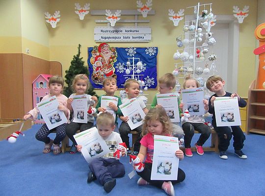 Rozstrzygnięcie konkursu "Najpiękniejsza biała bombka"
