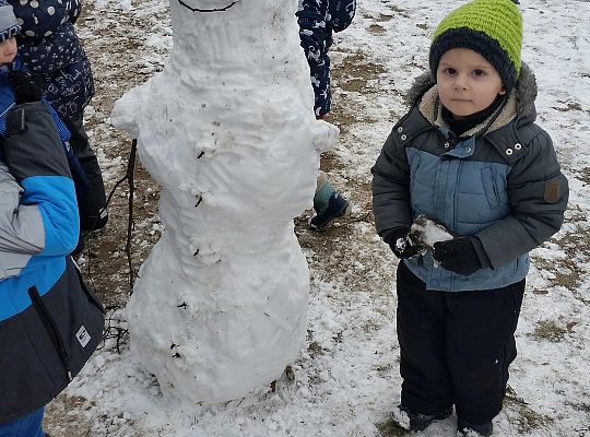 Zimowe zabawy grupa I,II