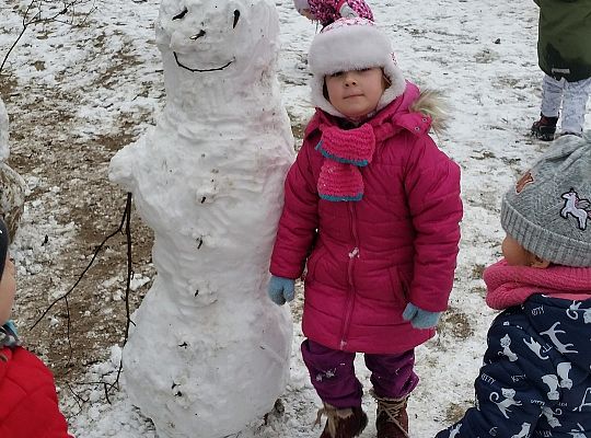 Zimowe zabawy grupa I,II