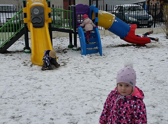 Zimowe zabawy grupa I,II