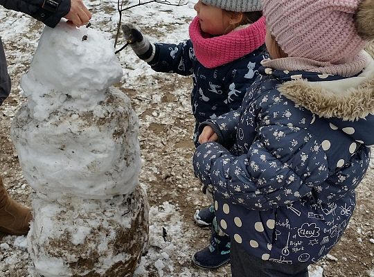 Zimowe zabawy grupa I,II