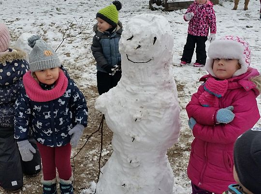 Zimowe zabawy grupa I,II