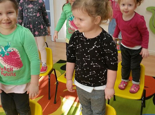 Maluszki dzielnie się uczą