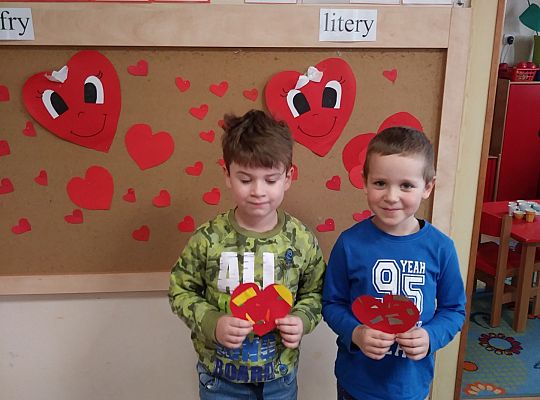 Walentynki w przedszkolu