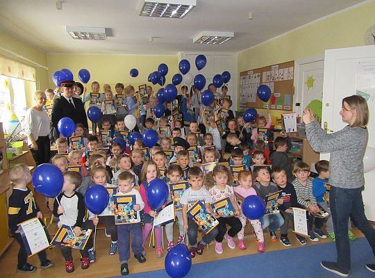 Spotkanie z kolejarzem-absolwent naszego przedszkola