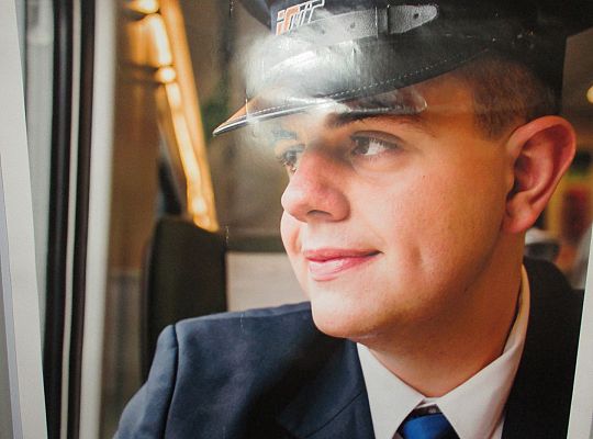 Spotkanie z kolejarzem-absolwent naszego przedszkola