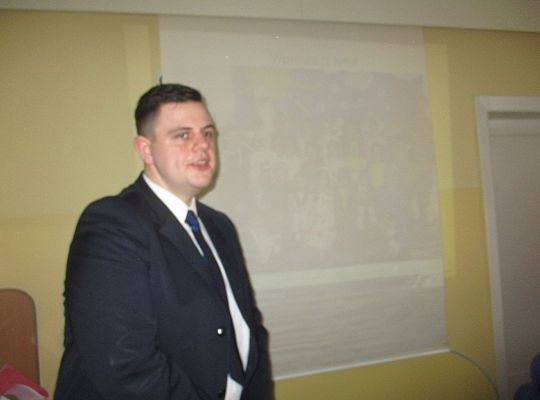 Spotkanie z kolejarzem-absolwent naszego przedszkola