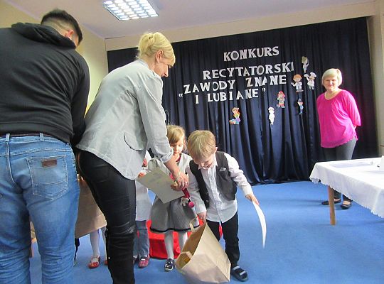 Konkurs recytatorski pt."Zawody znane i lubiane"