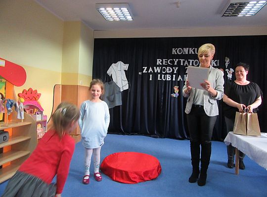 Konkurs recytatorski pt."Zawody znane i lubiane"