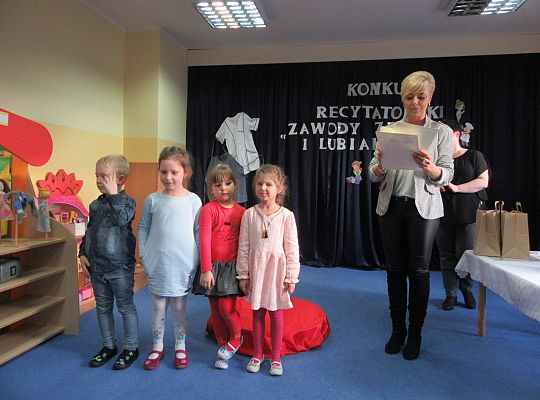 Konkurs recytatorski pt."Zawody znane i lubiane"