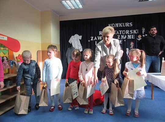 Konkurs recytatorski pt."Zawody znane i lubiane"