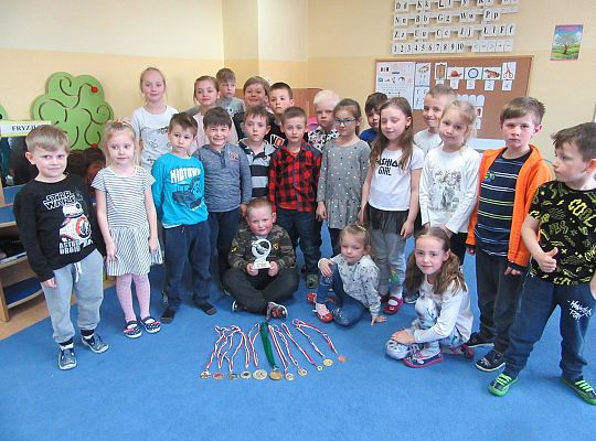 Zdobyte trofea naszego kolegi -brawo Szymon