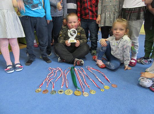 Zdobyte trofea naszego kolegi -brawo Szymon