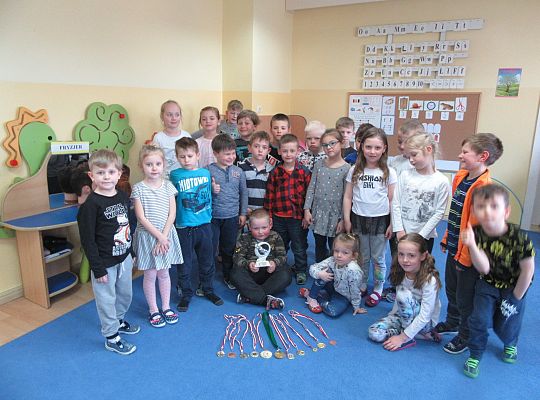 Zdobyte trofea naszego kolegi -brawo Szymon