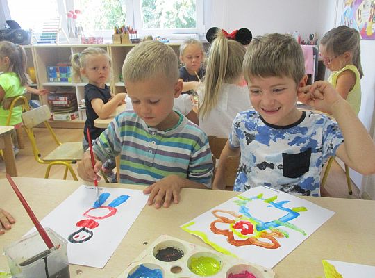 Pierwsze zajęcia w nowym roku szkolnym-gr III