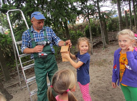 My o pszczółki i owady dbamy,więc domki zakładamy gr. III