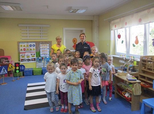 Wizyta Policjantki w Przedszkolu