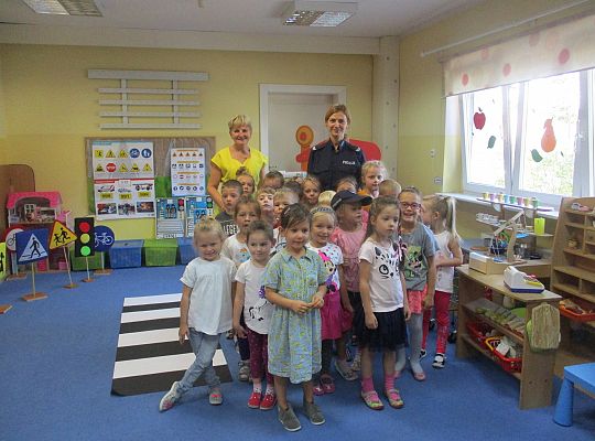 Wizyta Policjantki w Przedszkolu