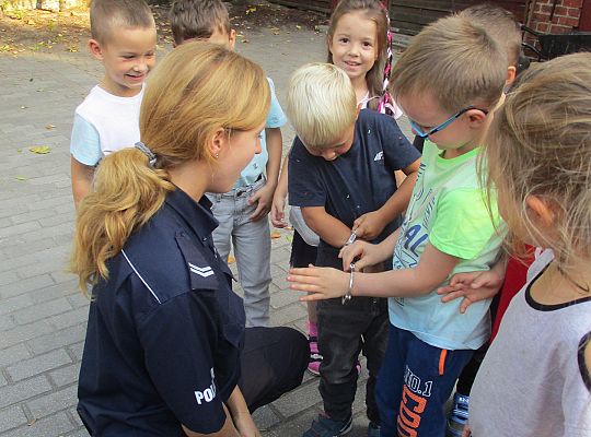 Wizyta Policjantki w Przedszkolu