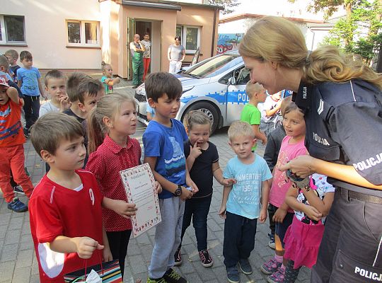 Wizyta Policjantki w Przedszkolu
