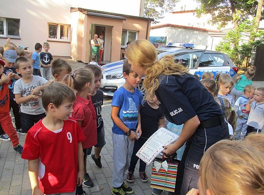 Wizyta Policjantki w Przedszkolu
