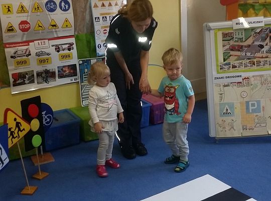 Wizyta Policjantki w Przedszkolu