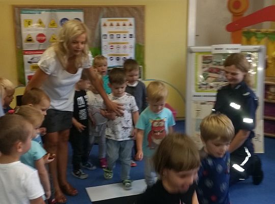 Wizyta Policjantki w Przedszkolu