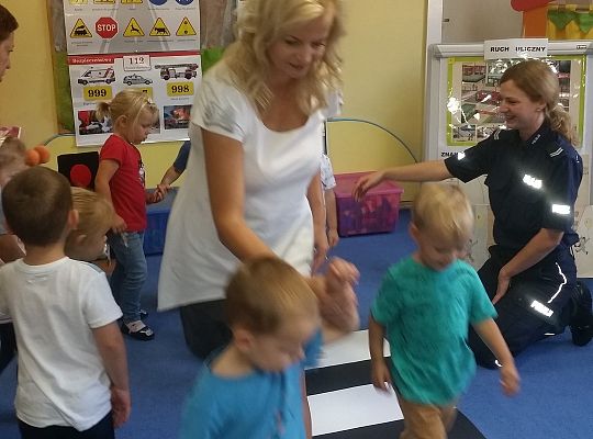 Wizyta Policjantki w Przedszkolu
