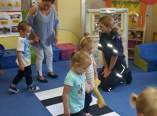 Wizyta Policjantki w Przedszkolu