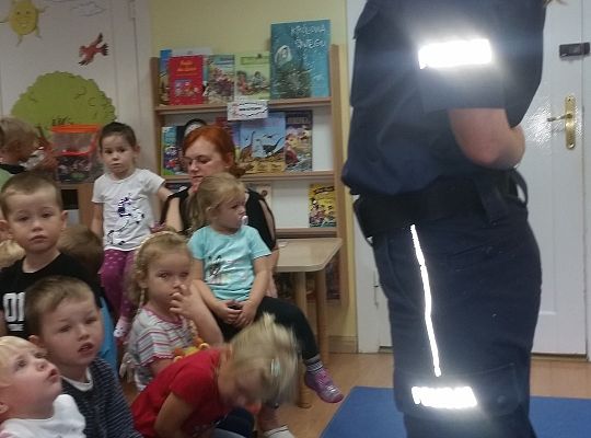 Wizyta Policjantki w Przedszkolu