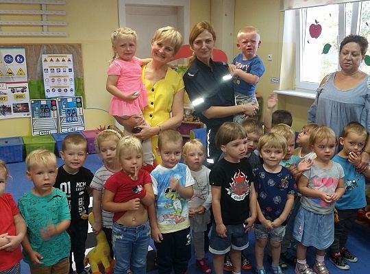 Wizyta Policjantki w Przedszkolu