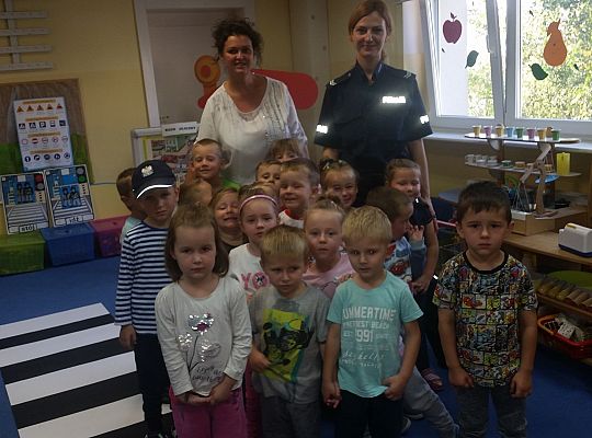 Wizyta Policjantki w Przedszkolu