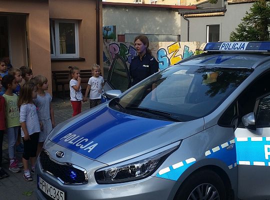Wizyta Policjantki w Przedszkolu