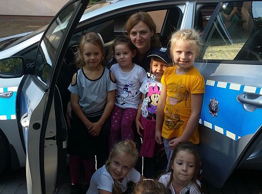 Wizyta Policjantki w Przedszkolu