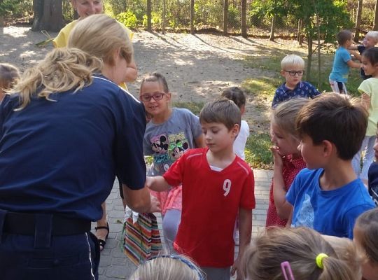 Wizyta Policjantki w Przedszkolu